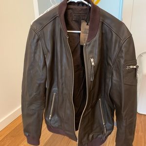 Rouge leather jacket - SZ L